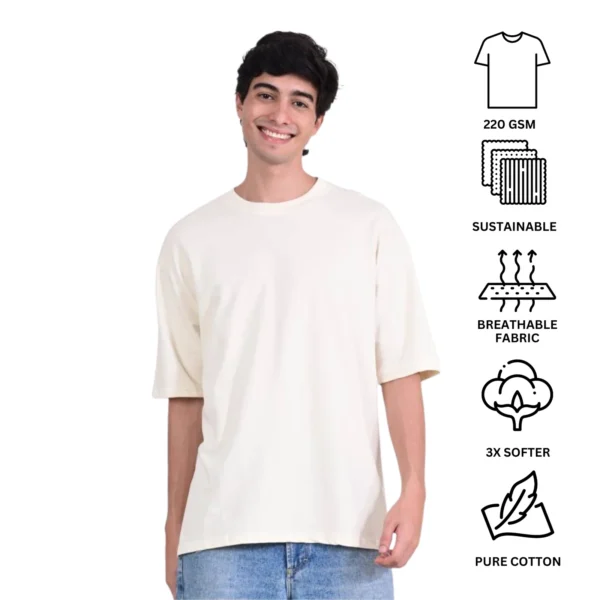 White Oversized